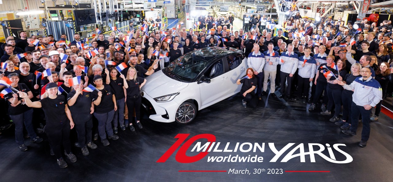 La Toyota Yaris franchit le cap des 10 millions de ventes mondiales 